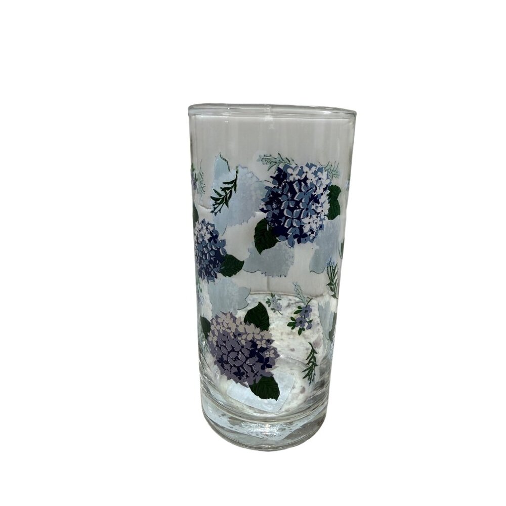 Set of 6 Blue Hydrangea Cooler Glasses – 16.3 oz - Picture 2 of 5